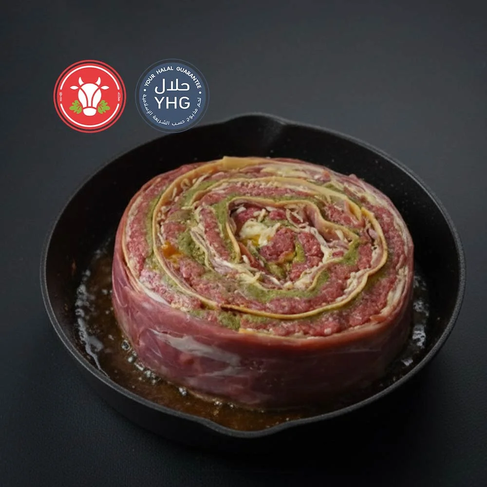 Halal Beef Roulade with Basil Pesto Halal Beef Roulade with Basil Pesto