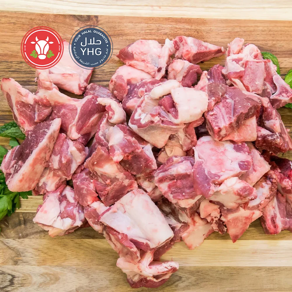Halal Diced Lamb (Bone-In) — Bone-Rich — Casserole Halal Diced Lamb (Bone-In) — Bone-Rich — Casserole