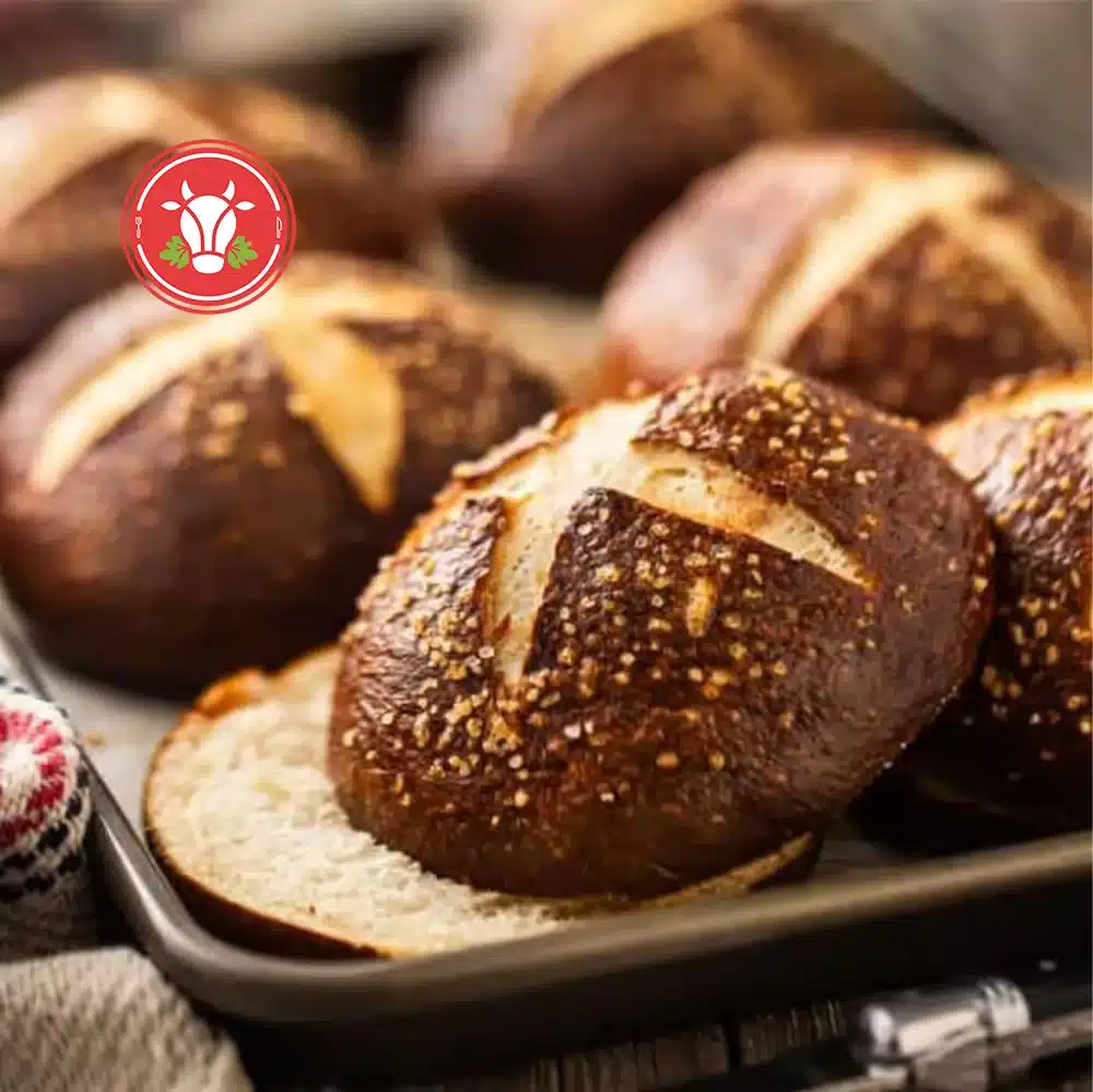 Pretzel Burger Buns Pack of 7 Pretzel Burger Buns Pack of 7