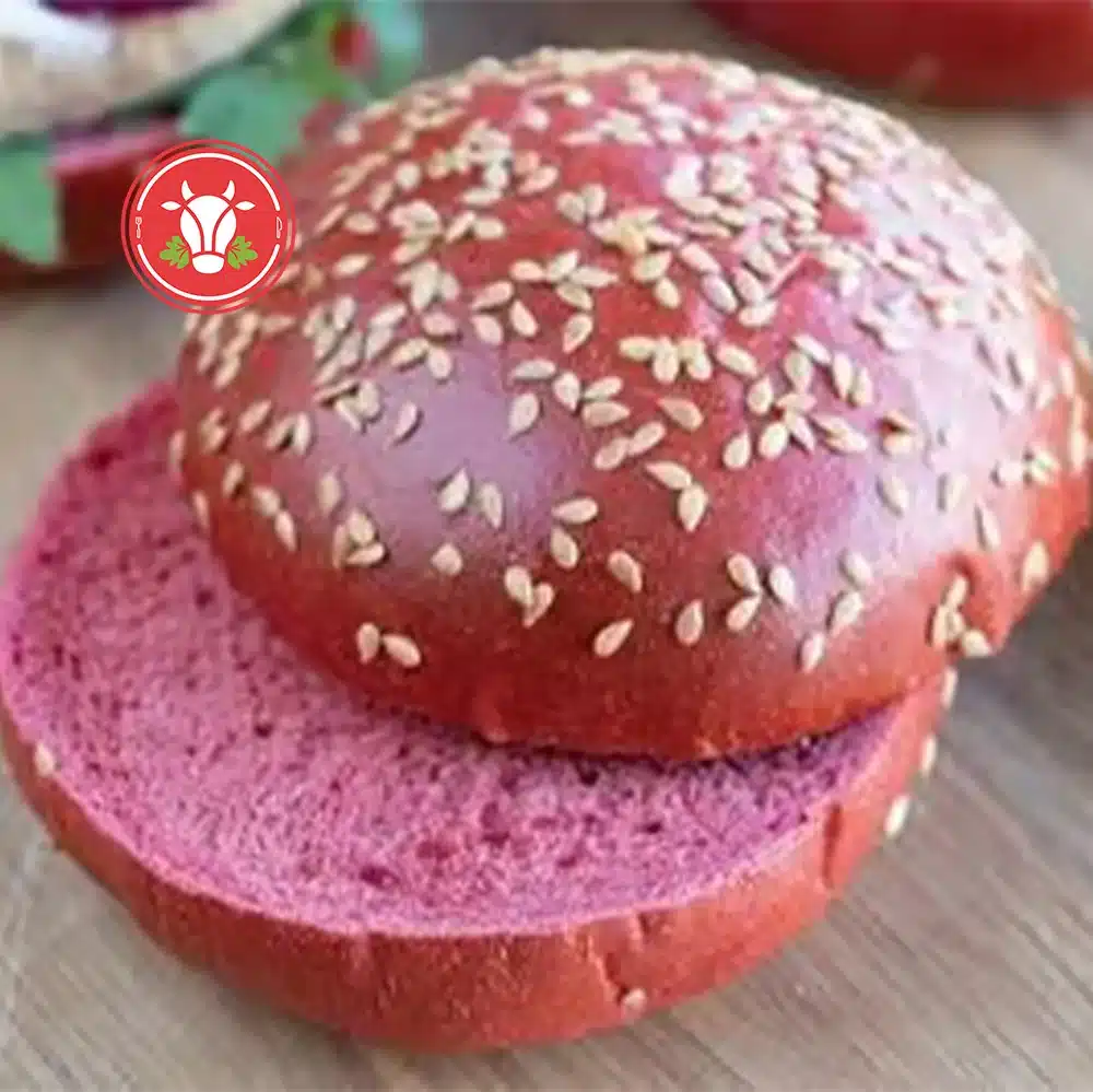 Red Beetroot Burger Buns with Linseeds Pack of 12 Red Beetroot Burger Buns with Linseeds Pack of 12