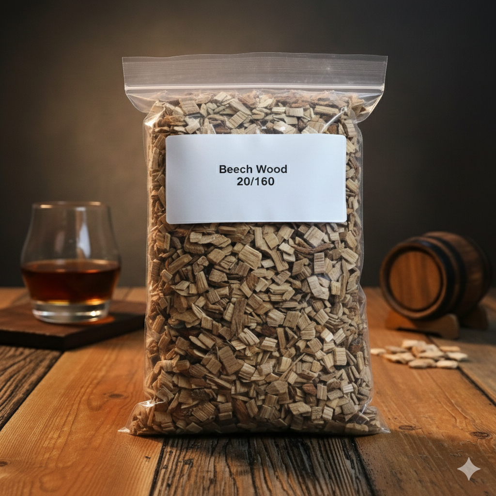 Beech Smoking Wood Chips 20/160 2kg Beech Smoking Wood Chips 20/160 2kg