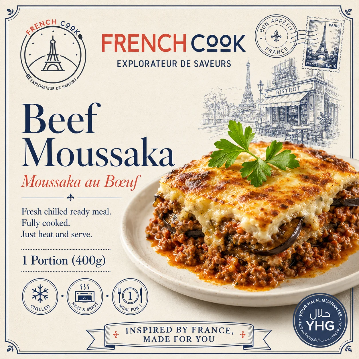 Halal Beef Moussaka (Moussaka au Bœuf) Halal Beef Moussaka (Moussaka au Bœuf)