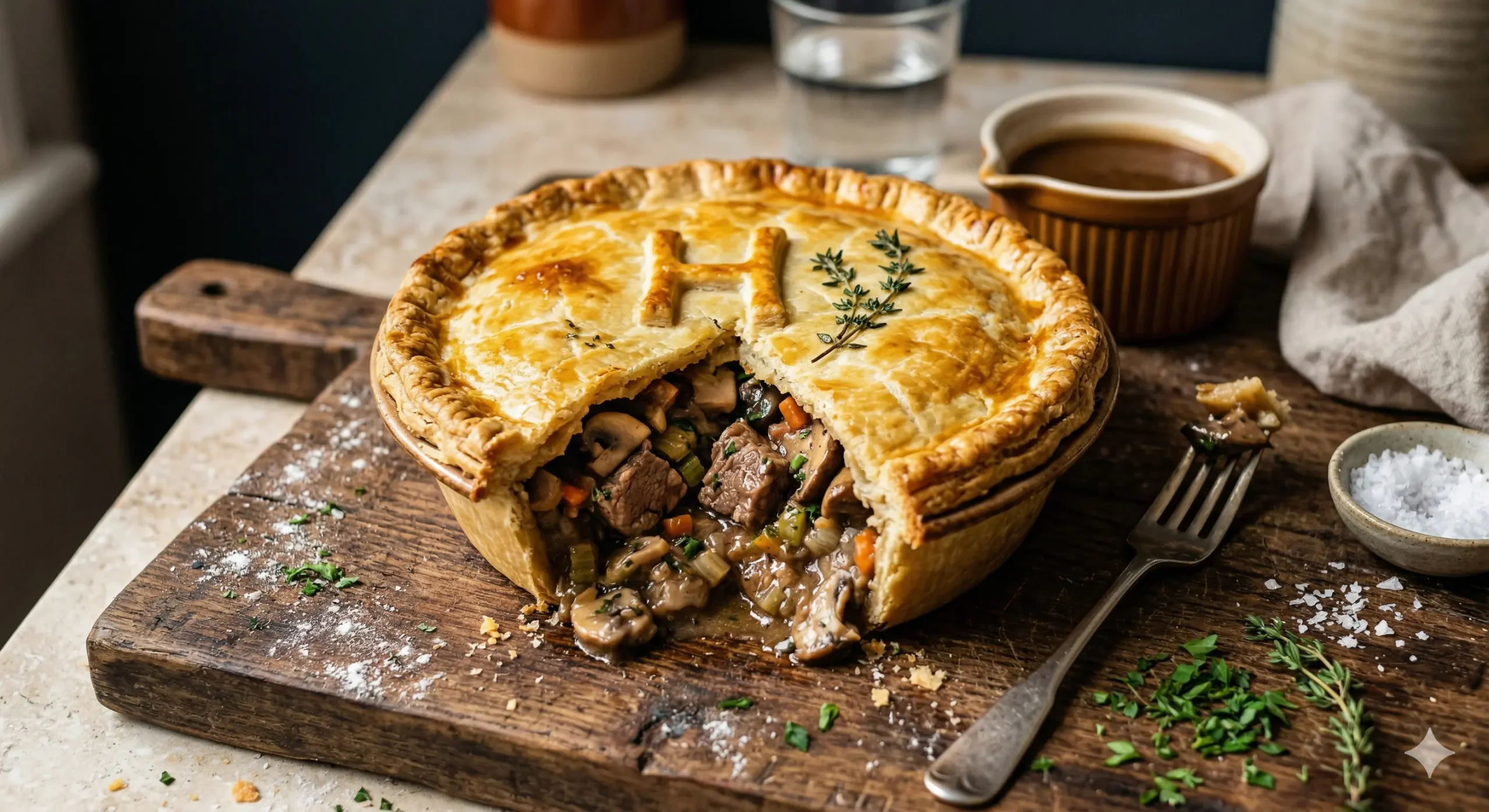 Halal Lamb & Mushroom Pie Halal Lamb & Mushroom Pie