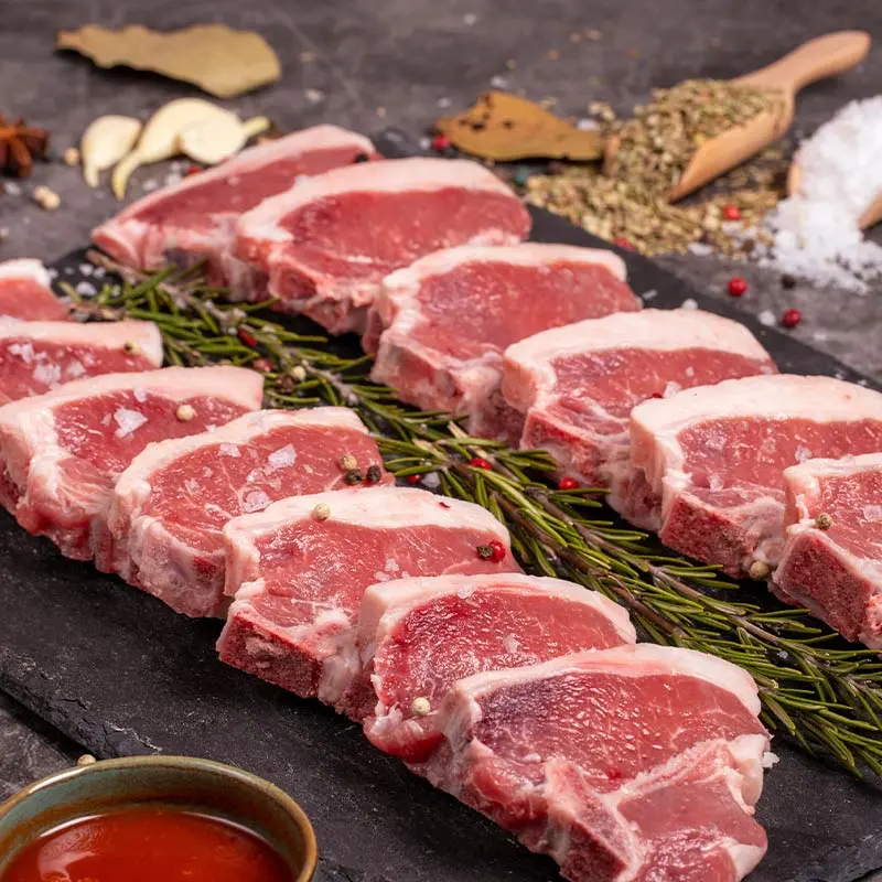Halal Lamb Single Loin Chop Halal Lamb Single Loin Chop