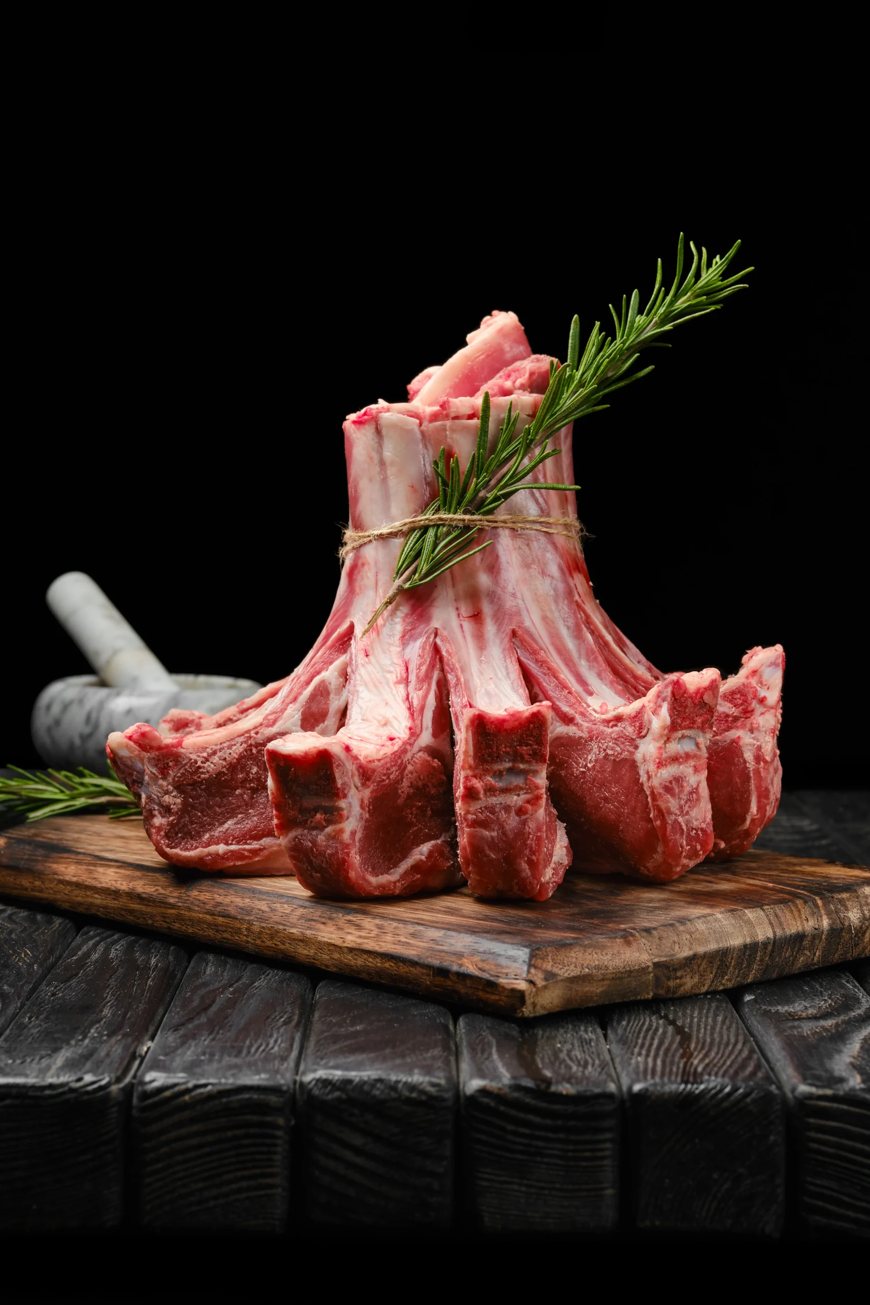 Halal Lamb Standing Rib Roast Halal Lamb Standing Rib Roast