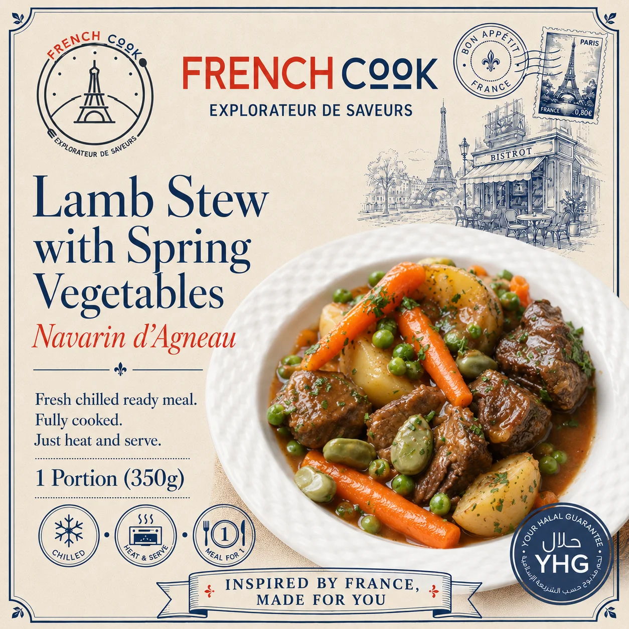 Halal Lamb Stew with Spring Vegetables (Navarin d’Agneau) Halal Lamb Stew with Spring Vegetables (Navarin d’Agneau)