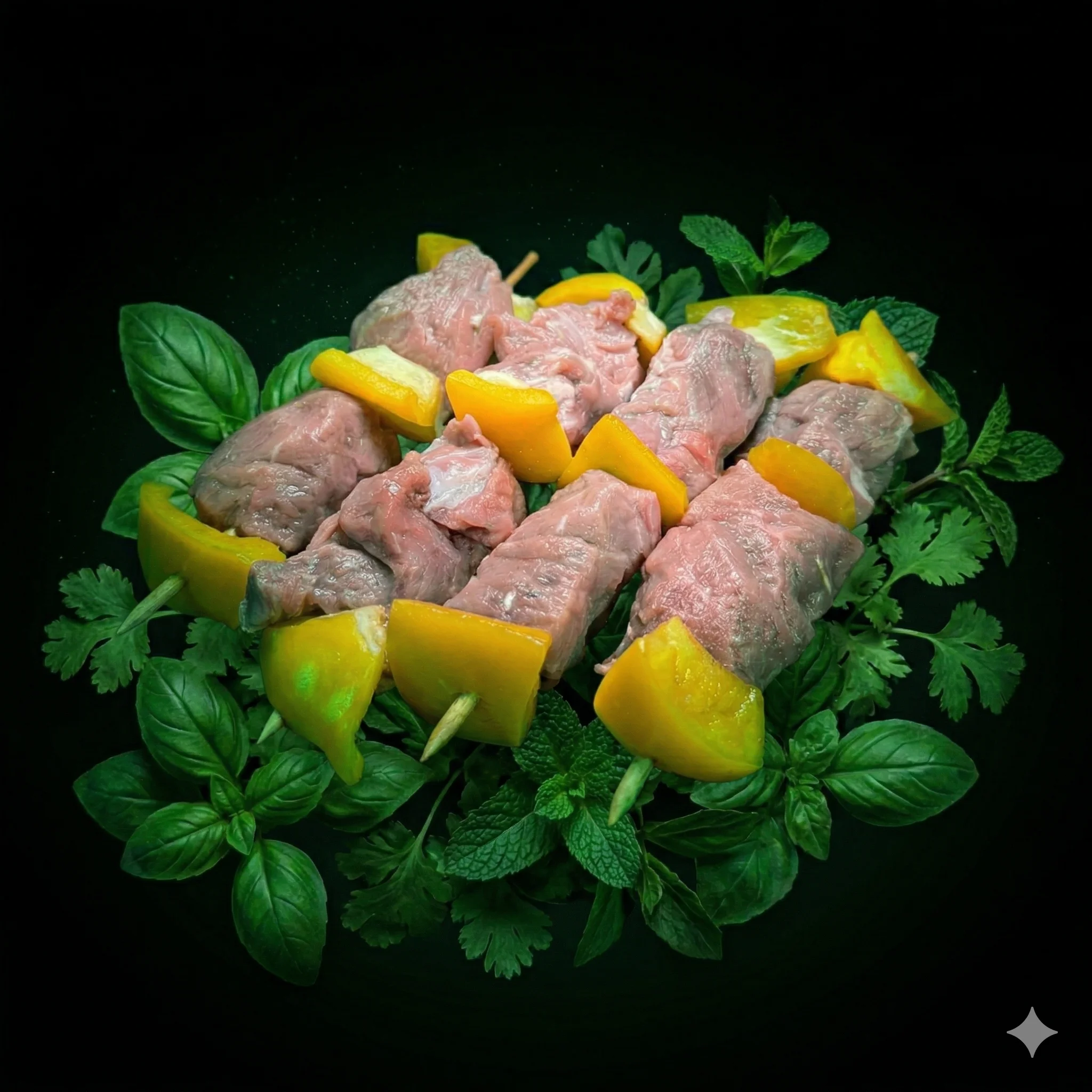 Halal Milk-Fed Veal Skewers (Brochettes) Halal Milk-Fed Veal Skewers (Brochettes)
