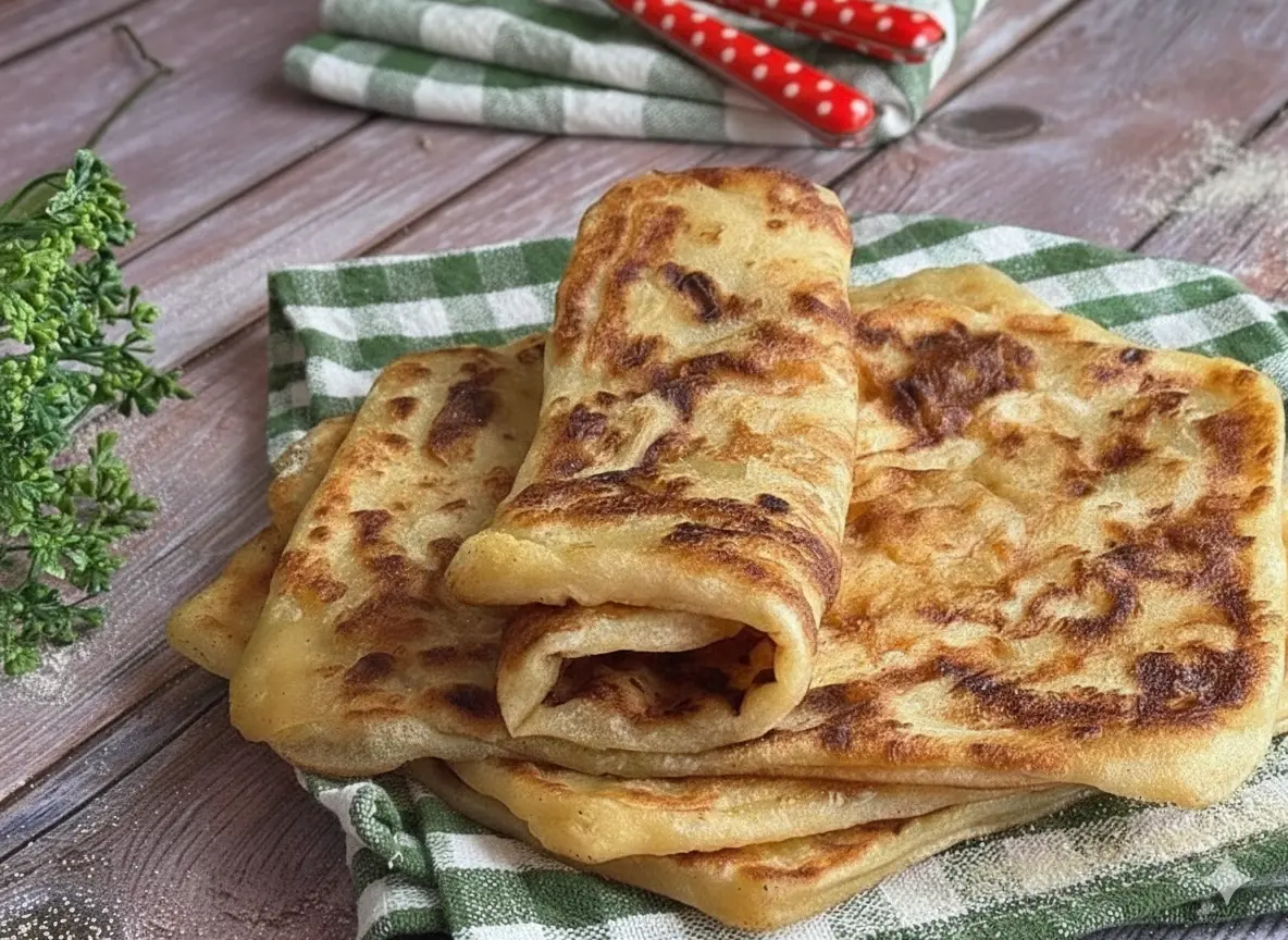 Msemen Flatbread (مسمن) Msemen Flatbread (مسمن)