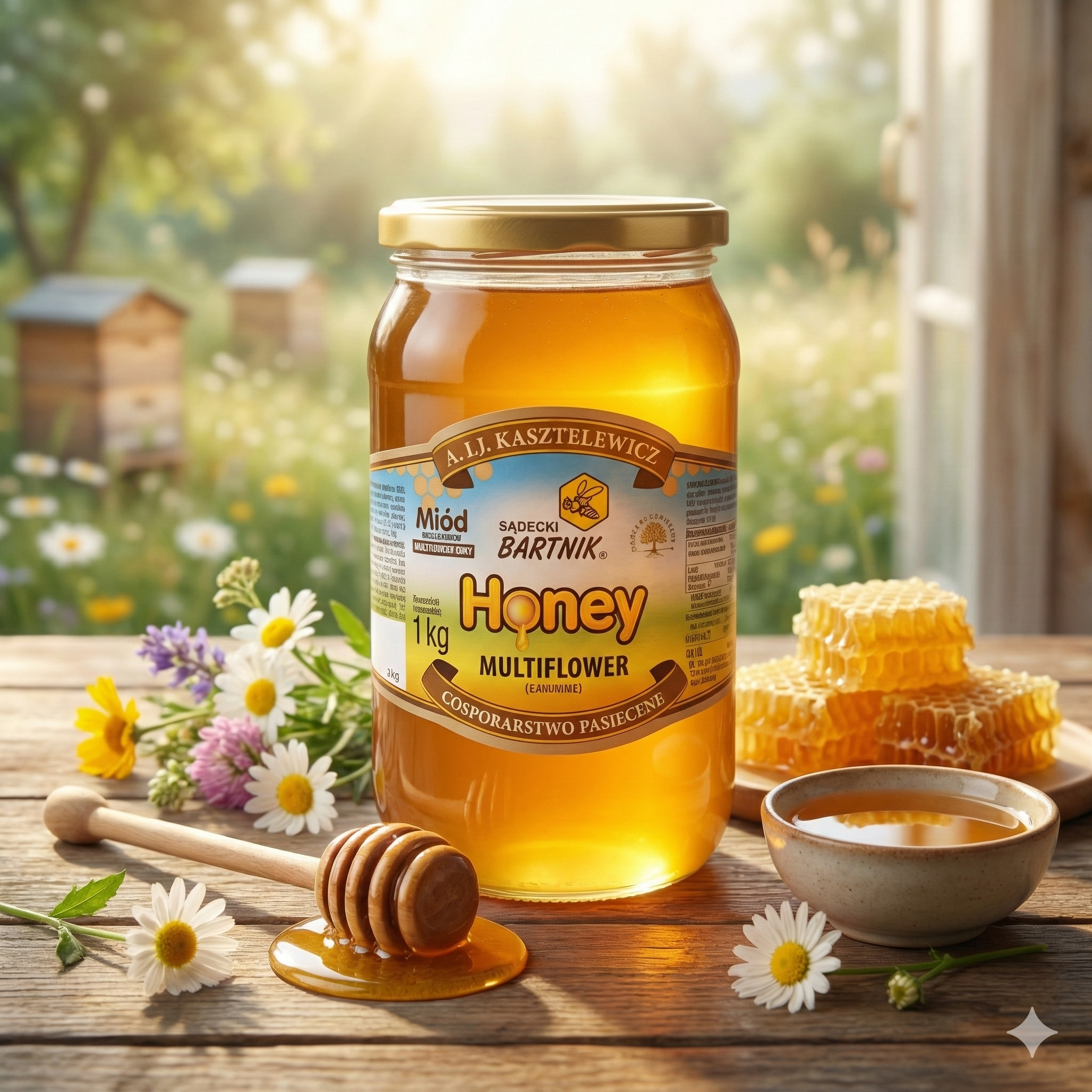 Multiflower Clear Honey 1kg Multiflower Clear Honey 1kg