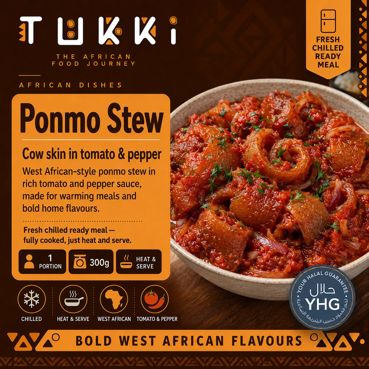 Halal Ponmo Stew (Cow Skin in Tomato & Pepper) Halal Ponmo Stew (Cow Skin in Tomato & Pepper)