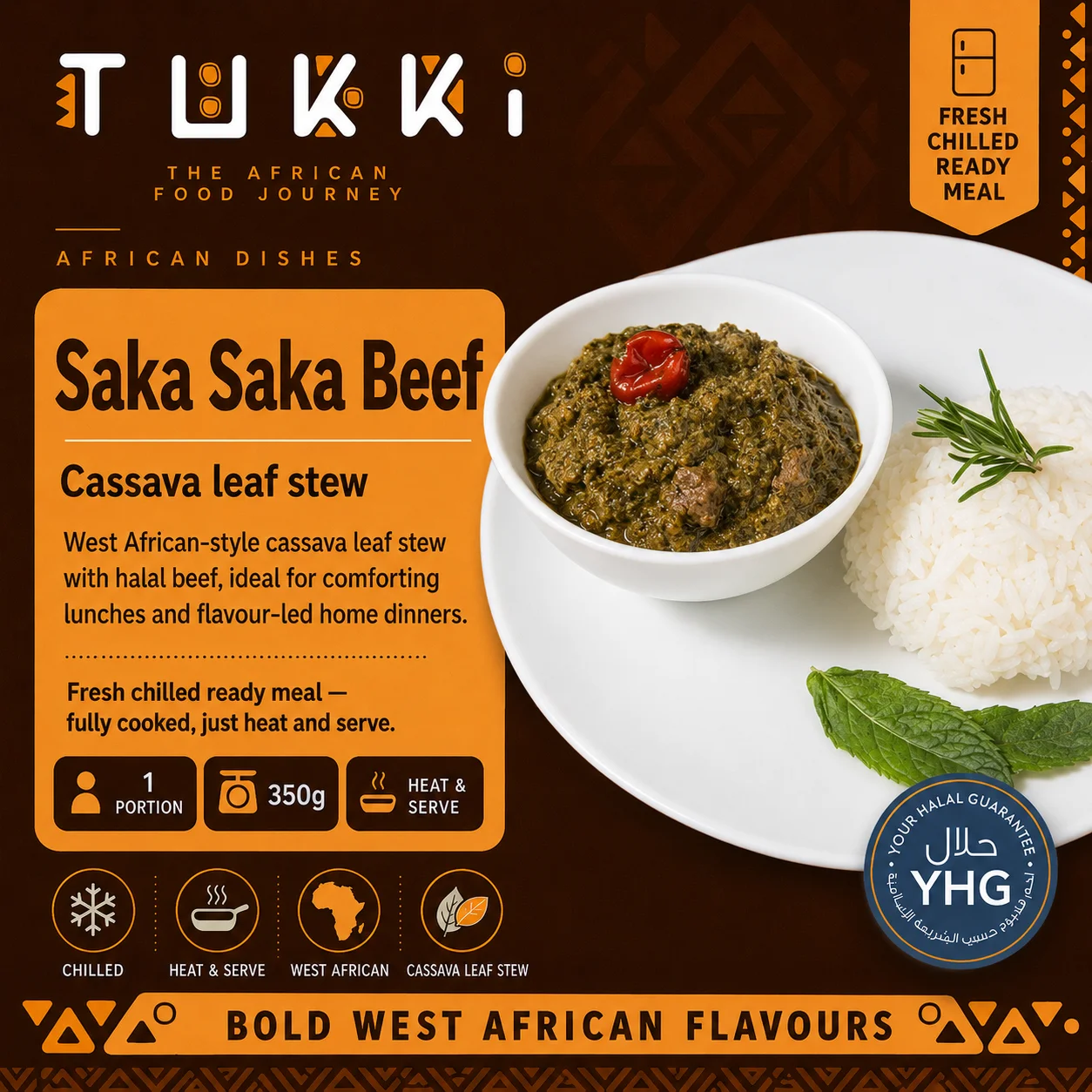 Halal Saka Saka Beef (Cassava Leaf Stew) Halal Saka Saka Beef (Cassava Leaf Stew)