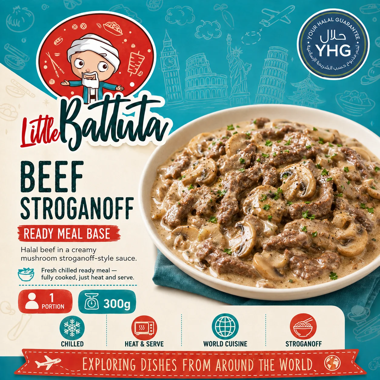 Halal Beef Stroganoff (base) Halal Beef Stroganoff (base)