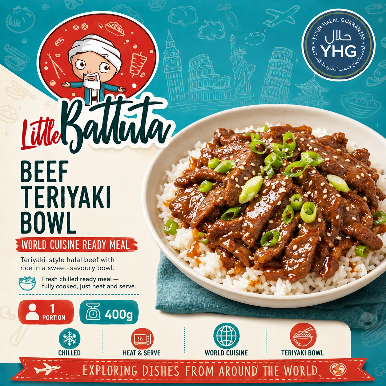 Halal Beef Teriyaki Bowl Halal Beef Teriyaki Bowl