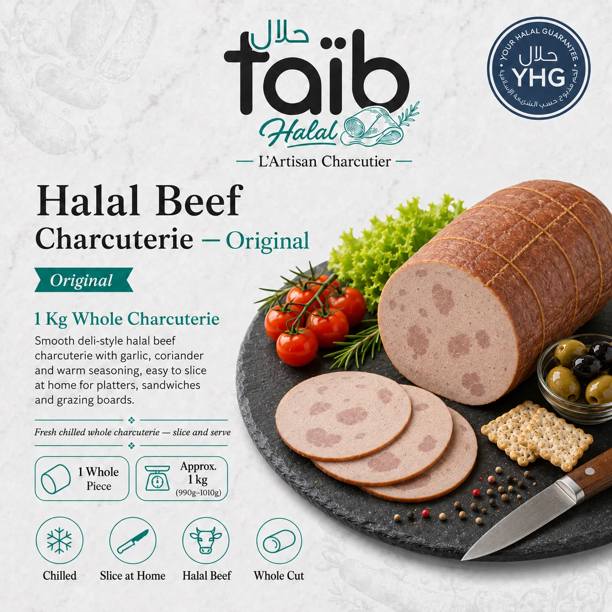 Halal Beef Charcuterie — Original Halal Beef Charcuterie — Original