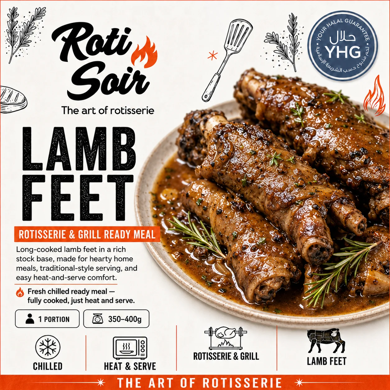 Halal Lamb Feet Halal Lamb Feet