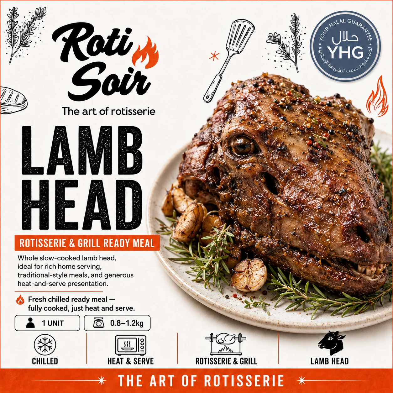 Halal Lamb Head Halal Lamb Head