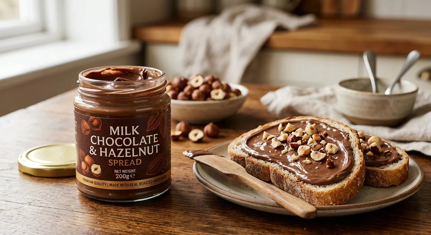 Milk Chocolate & Hazelnut Spread 200g Milk Chocolate & Hazelnut Spread 200g