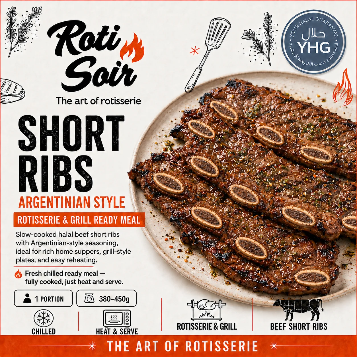 Halal Short Ribs, Argentinian Style Halal Short Ribs, Argentinian Style