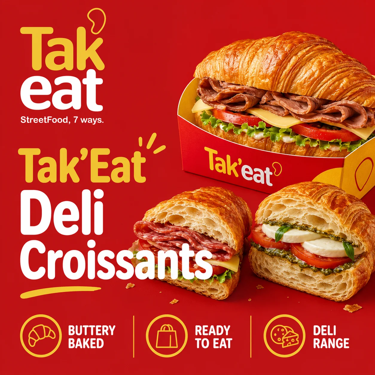 Tak’Eat Halal Deli Croissants Tak’Eat Halal Deli Croissants